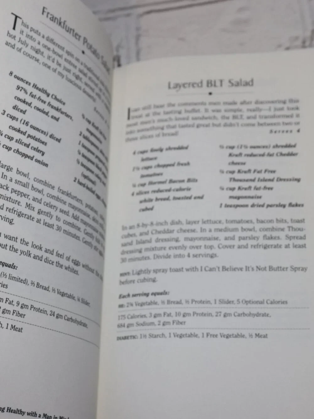 🍽️ Cooking Healthy with a Man in Mind · JoAnna M. Lund · Hardcover 1997 BK